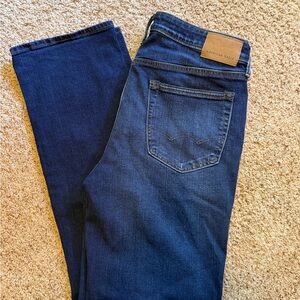 American Eagle Outfitters Men's Dark Blue Bootcut Jeans